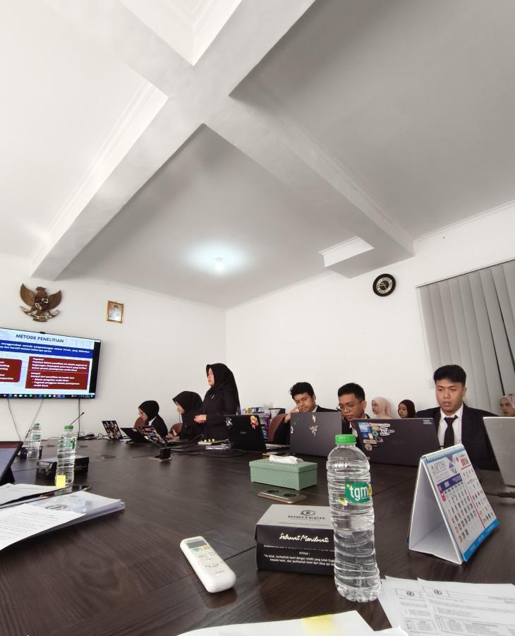 Sukses Digelar, Mahasiswa Prodi Informatika S1 Melaksanakan Sidang Seminar Hasil Penelitian Sesi Pertama