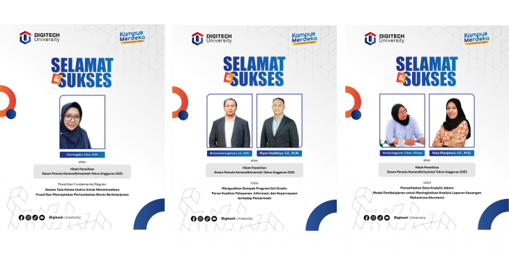 Selamat Kepada Dosen Digitech University atas Hibah Penelitian Dosen Pemula Kemendiktiristek Tahun Anggaran 2025