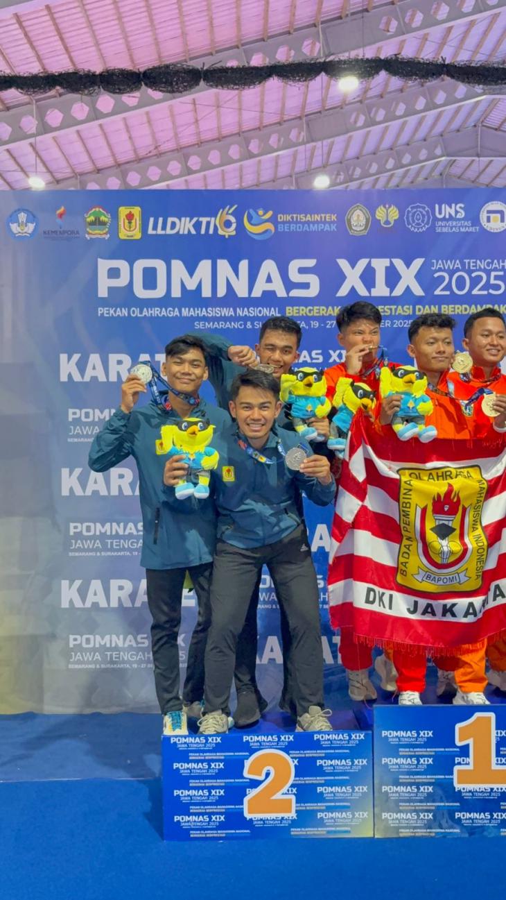 PRESTASI MAHASISWA - YEHEZKIEL TAMPANATU ROTTY PRODI INFORMATIKA DIGITECH UNIVERSITY NON-AKADEMIK - POMNAS XIX 2025