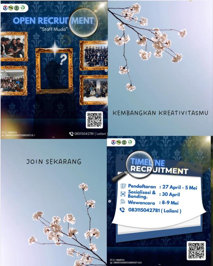 OPEN RECRUITMENT STAFF MUDA HIMAINTECH 2026