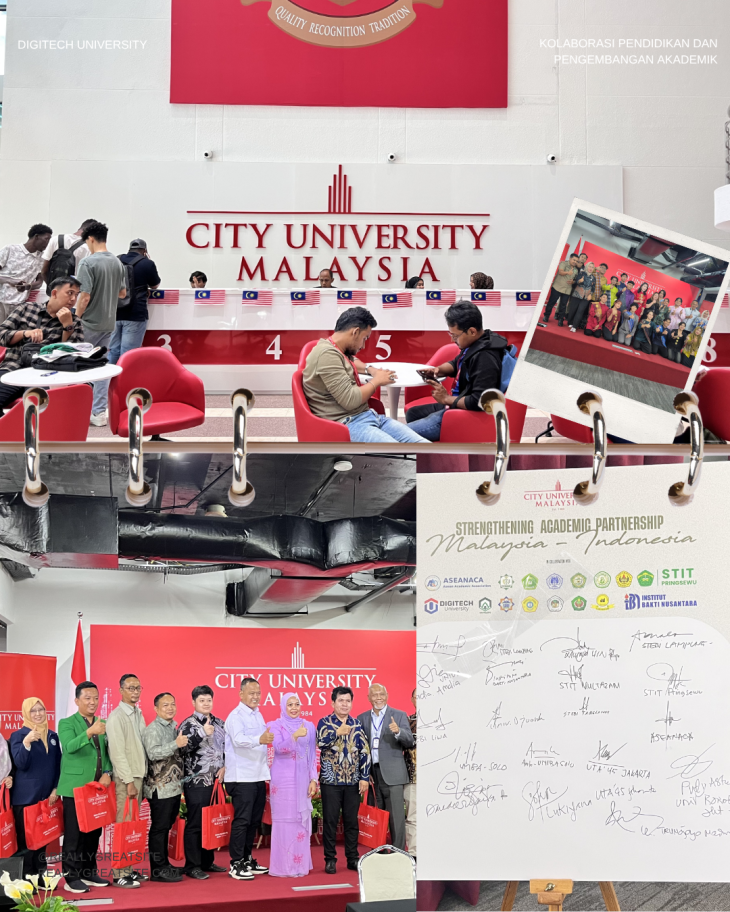Internasionalisasi Pendidikan Tinggi, Universitas Teknologi Digital Jalin Kolaborasi Strategis dengan City University Malaysia